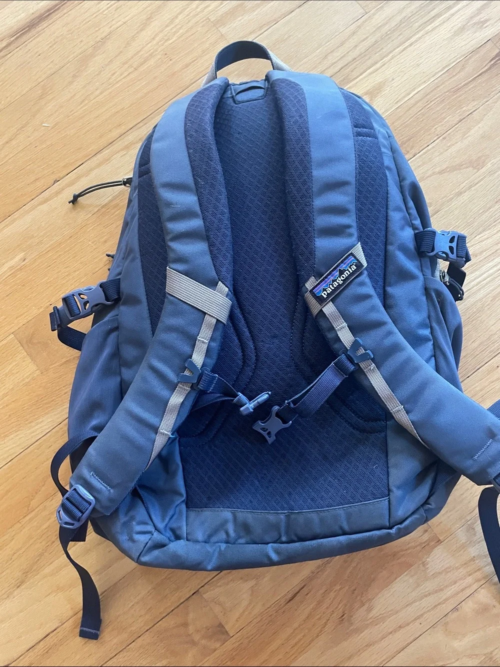 Patagonia Navy and Gray Everyday Pack with Bungee Front